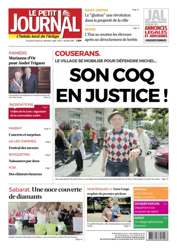 Le Petit Journal - L’hebdo local de l’Ariège - 30 Aug 2019