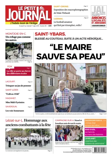 Le Petit Journal - L’hebdo local de l’Ariège - 6 Sep 2019