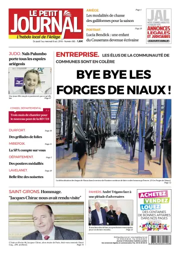 Le Petit Journal - L’hebdo local de l’Ariège - 4 Oct 2019