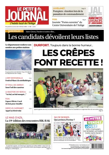Le Petit Journal - L’hebdo local de l’Ariège - 7 Feb 2020