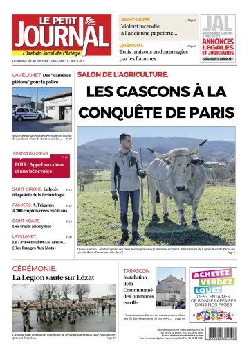 Le Petit Journal - L’hebdo local de l’Ariège - 28 Feb 2020
