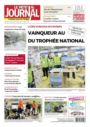 Le Petit Journal - L’hebdo local de l’Ariège - 6 Mar 2020