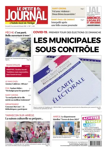 Le Petit Journal - L’hebdo local de l’Ariège - 13 Mar 2020