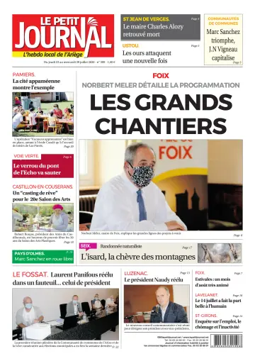 Le Petit Journal - L’hebdo local de l’Ariège - 24 Jul 2020