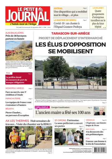Le Petit Journal - L’hebdo local de l’Ariège - 25 Sep 2020