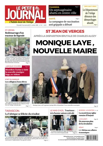 Le Petit Journal - L’hebdo local de l’Ariège - 16 Oct 2020