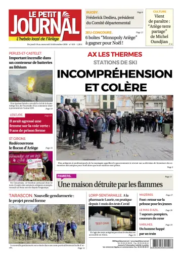 Le Petit Journal - L’hebdo local de l’Ariège - 11 Dec 2020