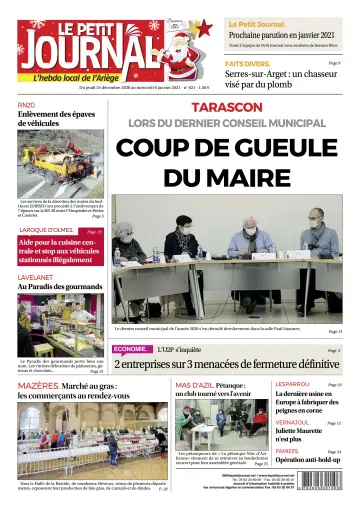 Le Petit Journal - L’hebdo local de l’Ariège - 25 Dec 2020