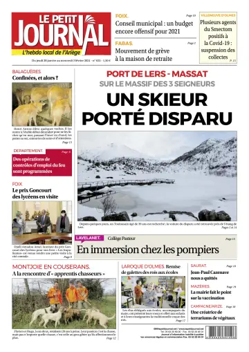 Le Petit Journal - L’hebdo local de l’Ariège - 29 Jan 2021