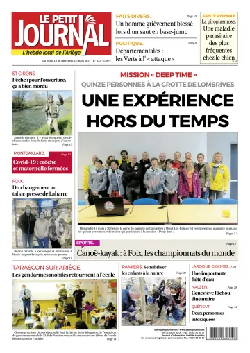 Le Petit Journal - L’hebdo local de l’Ariège - 19 Mar 2021