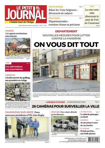 Le Petit Journal - L’hebdo local de l’Ariège - 9 Apr 2021