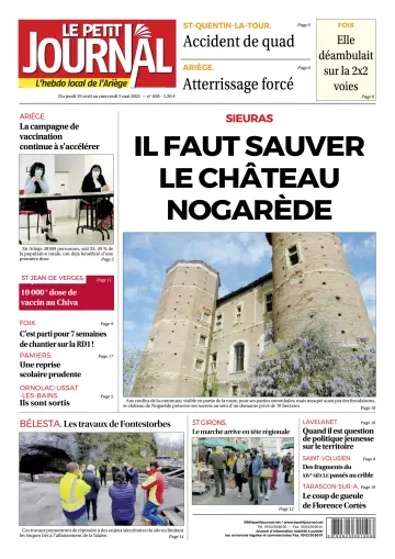 Le Petit Journal - L’hebdo local de l’Ariège - 30 Apr 2021