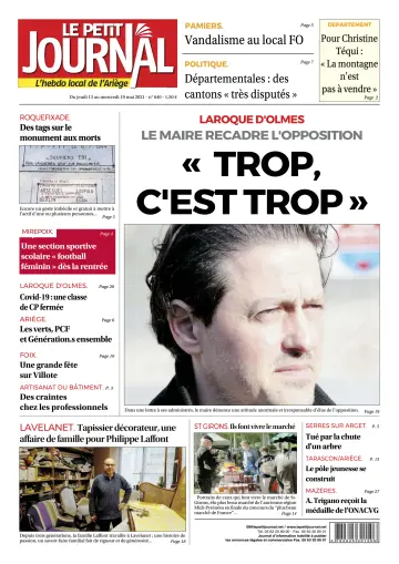 Le Petit Journal - L’hebdo local de l’Ariège - 14 May 2021