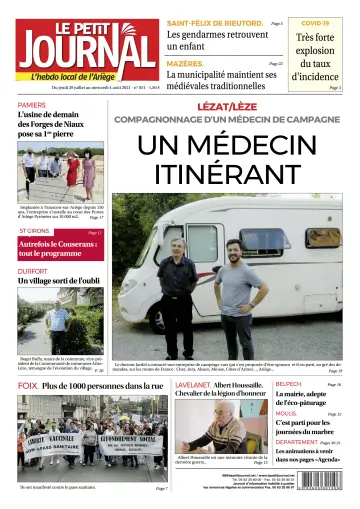 Le Petit Journal - L’hebdo local de l’Ariège - 30 Jul 2021