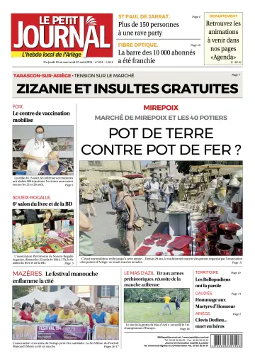 Le Petit Journal - L’hebdo local de l’Ariège - 20 Aug 2021