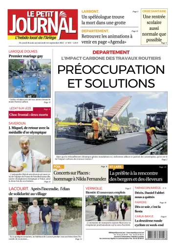 Le Petit Journal - L’hebdo local de l’Ariège - 27 Aug 2021