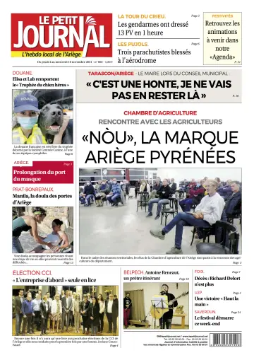 Le Petit Journal - L’hebdo local de l’Ariège - 5 Nov 2021
