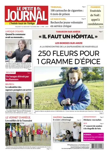 Le Petit Journal - L’hebdo local de l’Ariège - 12 Nov 2021