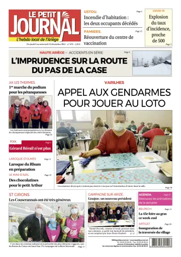 Le Petit Journal - L’hebdo local de l’Ariège - 10 Dec 2021