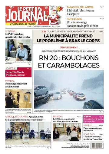 Le Petit Journal - L’hebdo local de l’Ariège - 17 Dec 2021