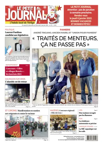 Le Petit Journal - L’hebdo local de l’Ariège - 24 Dec 2021