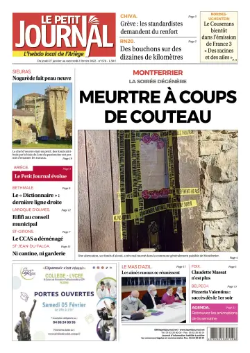 Le Petit Journal - L’hebdo local de l’Ariège - 28 Jan 2022