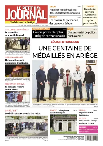 Le Petit Journal - L’hebdo local de l’Ariège - 18 Feb 2022