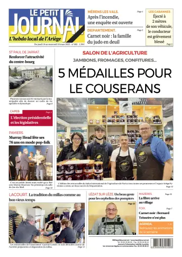 Le Petit Journal - L’hebdo local de l’Ariège - 11 Mar 2022