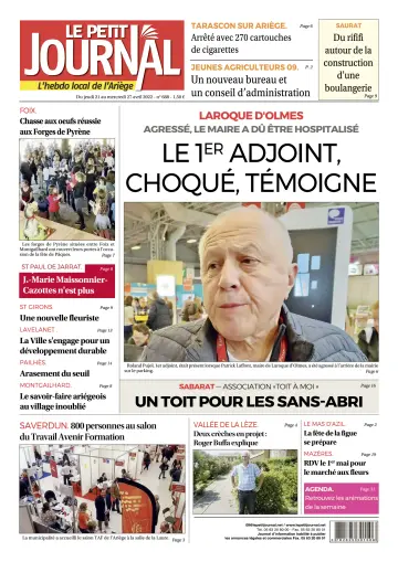 Le Petit Journal - L’hebdo local de l’Ariège - 22 Apr 2022