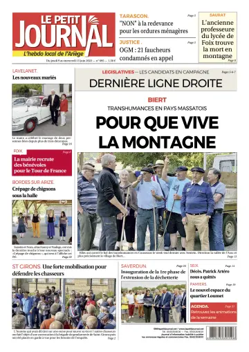 Le Petit Journal - L’hebdo local de l’Ariège - 10 Jun 2022