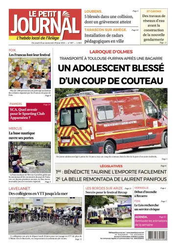 Le Petit Journal - L’hebdo local de l’Ariège - 24 Jun 2022