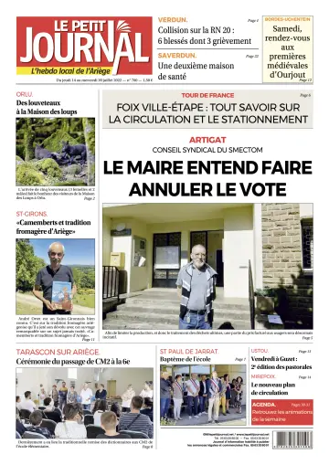 Le Petit Journal - L’hebdo local de l’Ariège - 15 Jul 2022