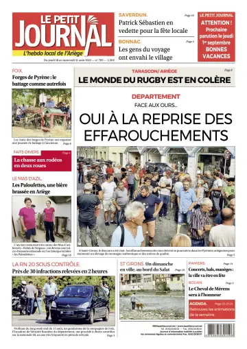 Le Petit Journal - L’hebdo local de l’Ariège - 19 Aug 2022