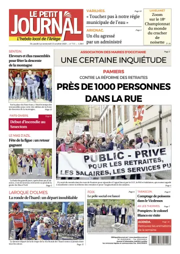 Le Petit Journal - L’hebdo local de l’Ariège - 7 Oct 2022