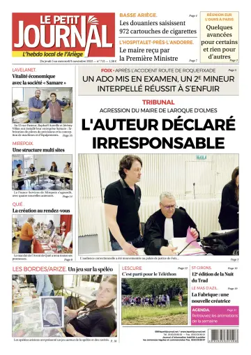 Le Petit Journal - L’hebdo local de l’Ariège - 4 Nov 2022