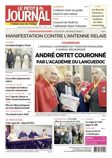 Le Petit Journal - L’hebdo local de l’Ariège - 9 Dec 2022