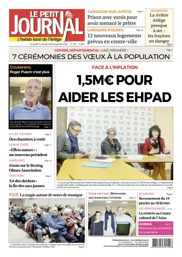 Le Petit Journal - L’hebdo local de l’Ariège - 13 Jan 2023