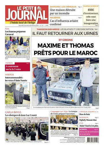 Le Petit Journal - L’hebdo local de l’Ariège - 3 Feb 2023