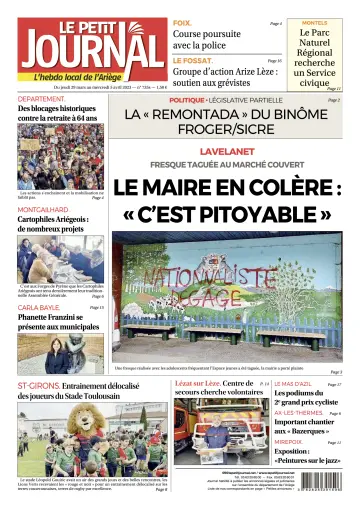 Le Petit Journal - L’hebdo local de l’Ariège - 31 Mar 2023