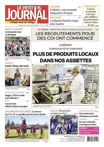 Le Petit Journal - L’hebdo local de l’Ariège - 14 Apr 2023