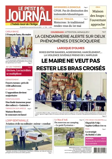 Le Petit Journal - L’hebdo local de l’Ariège - 21 Apr 2023