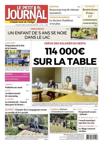 Le Petit Journal - L’hebdo local de l’Ariège - 28 Jul 2023