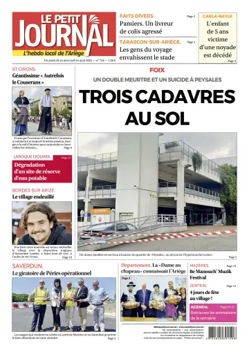 Le Petit Journal - L’hebdo local de l’Ariège - 11 Aug 2023