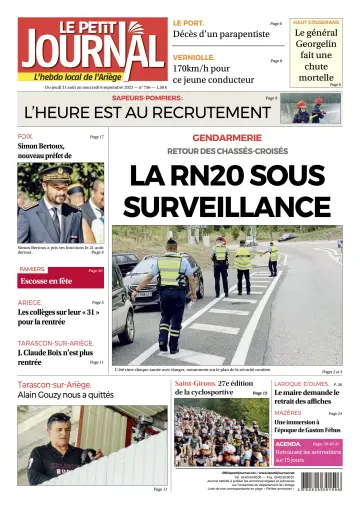 Le Petit Journal - L’hebdo local de l’Ariège - 1 Sep 2023