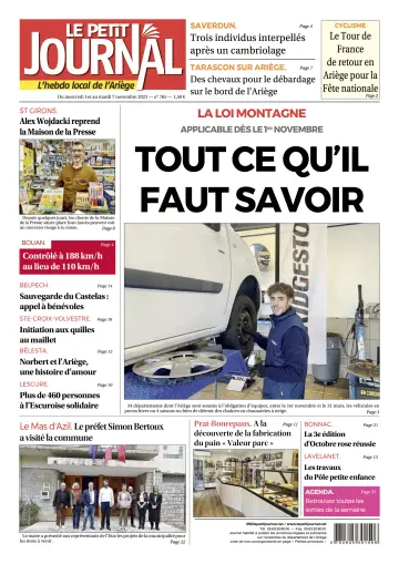 Le Petit Journal - L’hebdo local de l’Ariège - 3 Nov 2023