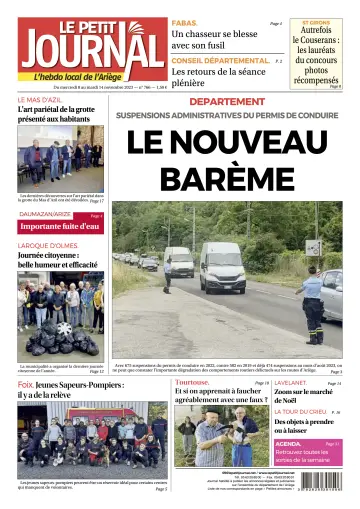 Le Petit Journal - L’hebdo local de l’Ariège - 10 Nov 2023