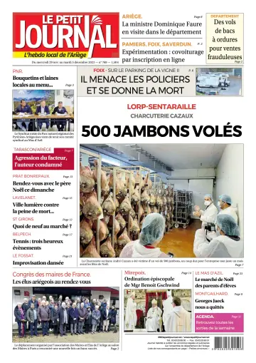 Le Petit Journal - L’hebdo local de l’Ariège - 01 十二月 2023