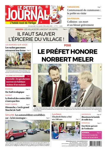 Le Petit Journal - L’hebdo local de l’Ariège - 15 dez. 2023