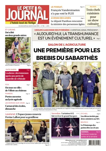 Le Petit Journal - L'hebdo local de l'Ariège - 8 Mar 2024