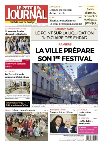 Le Petit Journal - L’hebdo local de l’Ariège - 22 мар. 2024